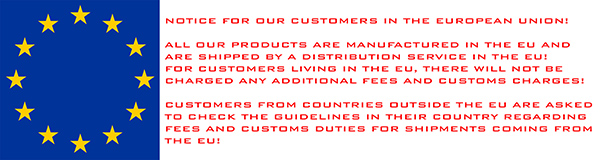 Important notice for our customers in the EU!